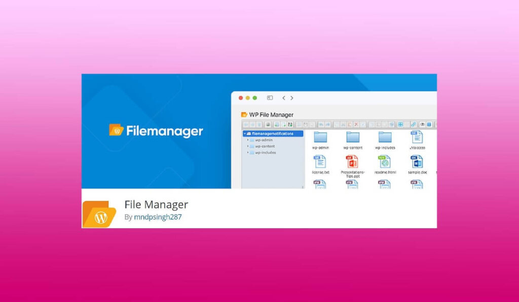 File Manager une extension pour intégrer un FTP dans WordPress