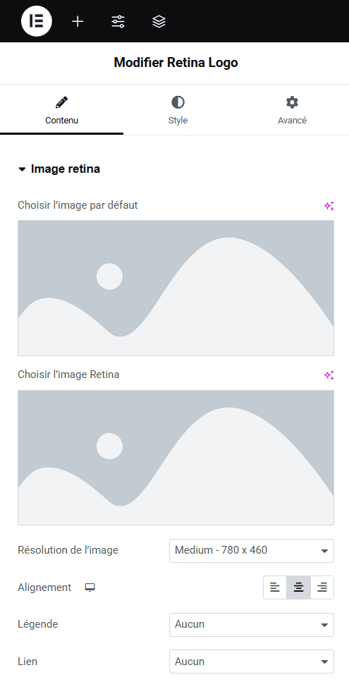 Utiliser un logo avec une image Retina dans le header d'Elementor Utiliser un logo avec une image Retina dans le header d'Elementor