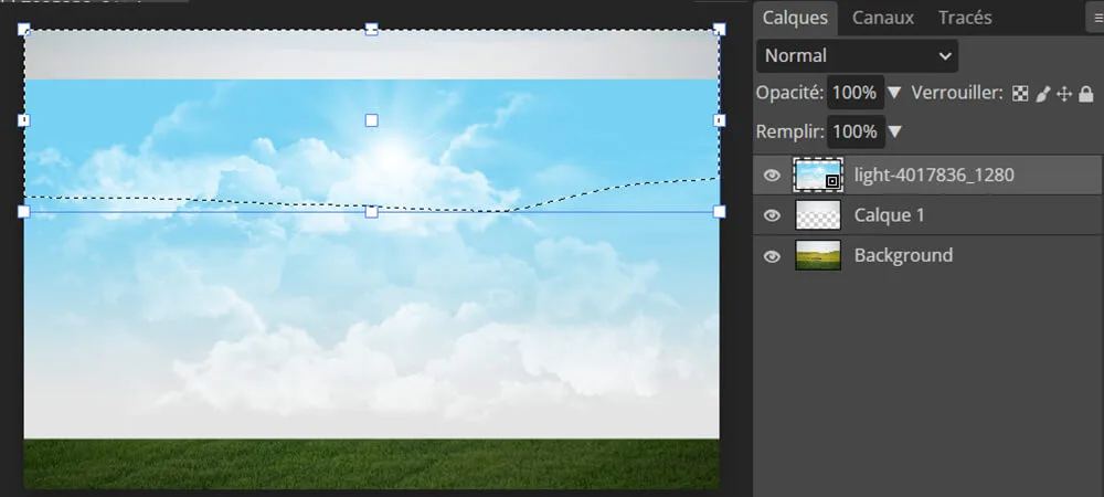Superposition d'une image sur une autre avec Photopea Superposition d'une image sur une autre avec Photopea