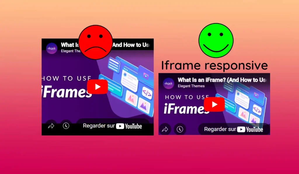 Rendre un iframe responsive